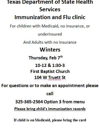 Clinic - Winters Feb